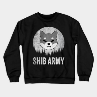 Vintage Shiba Inu Coin To The Moon Crypto Token Cryptocurrency Wallet HODL Birthday Gift For Men Women Crewneck Sweatshirt